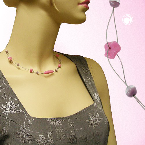 Necklaces with wire