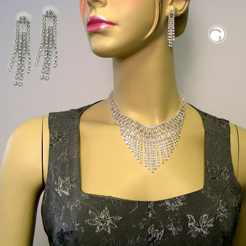 Rhinestone jewellery