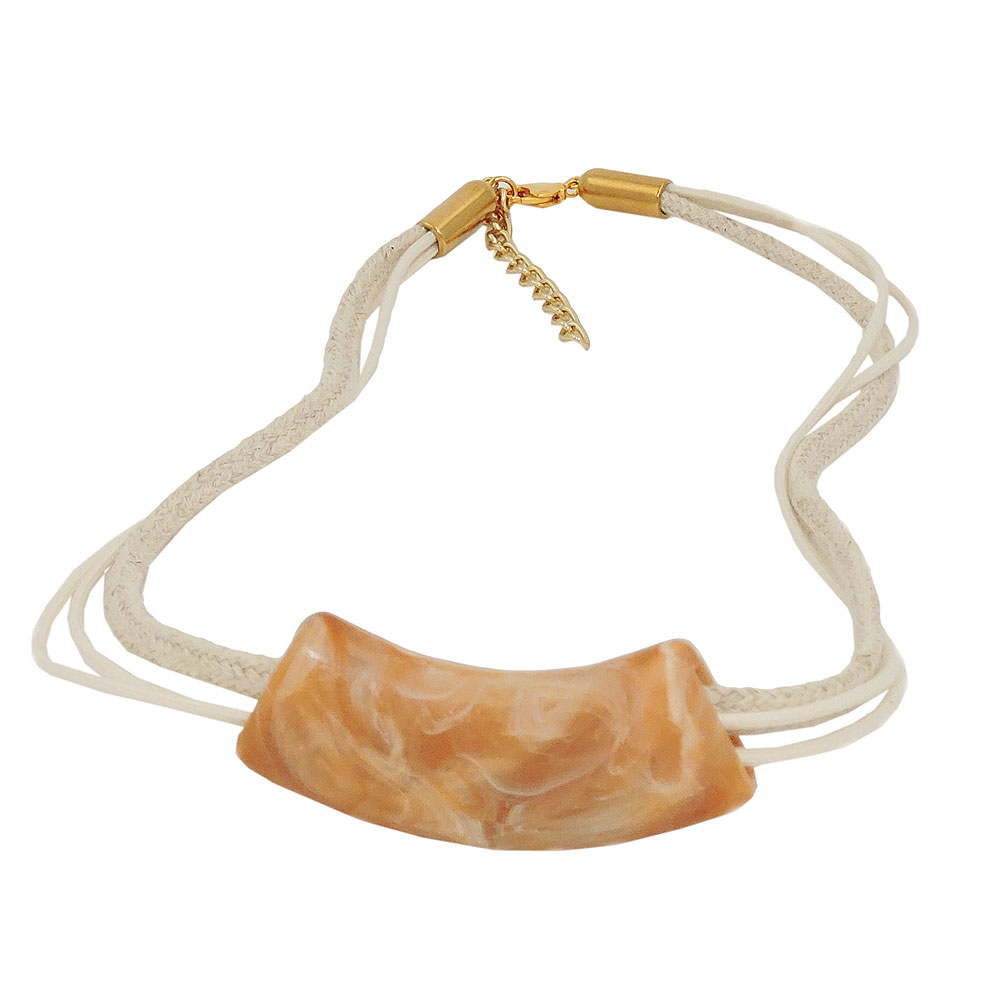 Necklaces with tube bead