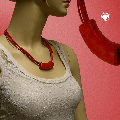 Necklaces with tube bead