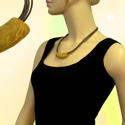 Necklaces with tube bead