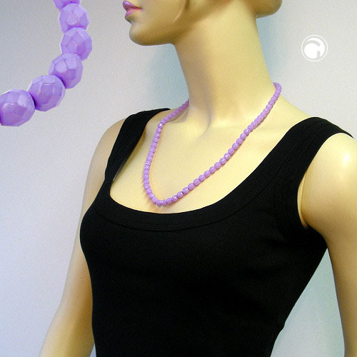Necklaces with glassbeads