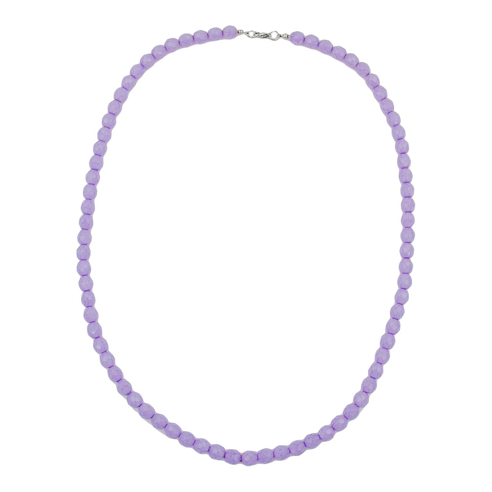 Necklaces with glassbeads