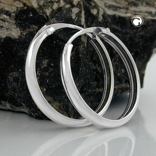 Hoop earrings Silver 925