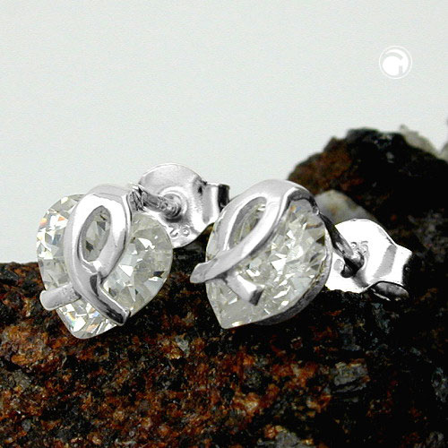 Studs zirconia Silver 925