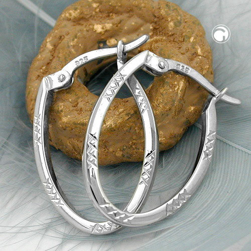 Hoop earrings Silver 925