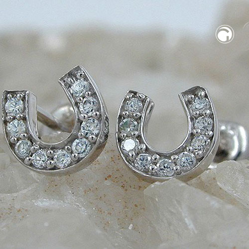 Studs zirconia Silver 925
