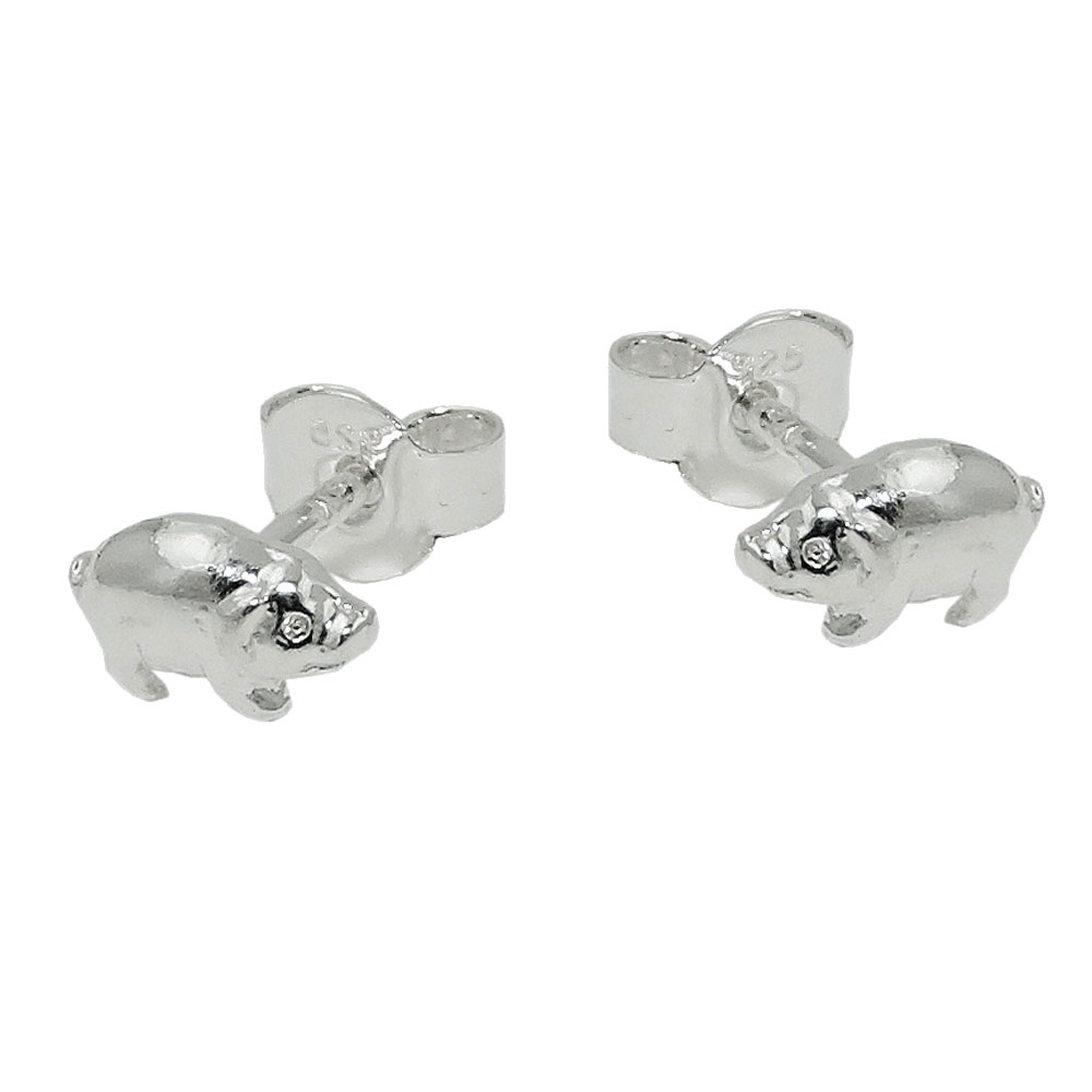 Studs theme animals Silver 925