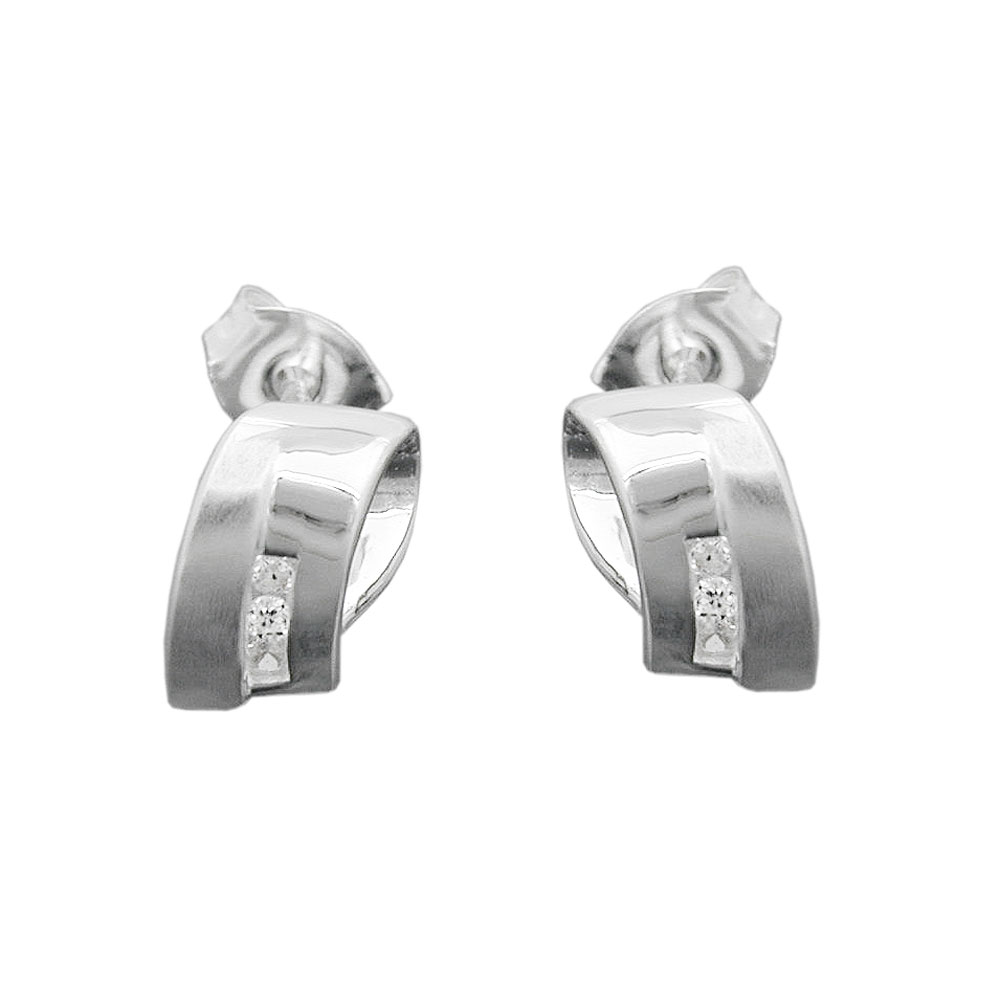 Studs zirconia Silver 925
