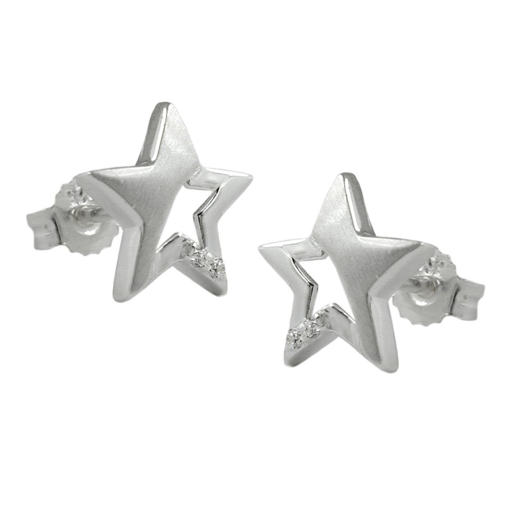 Studs zirconia Silver 925