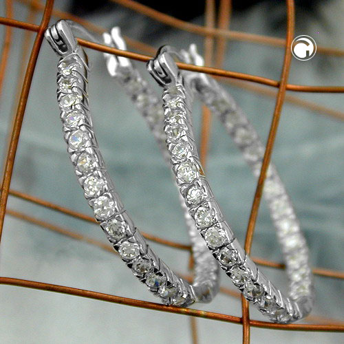 Hoop earrings Silver 925