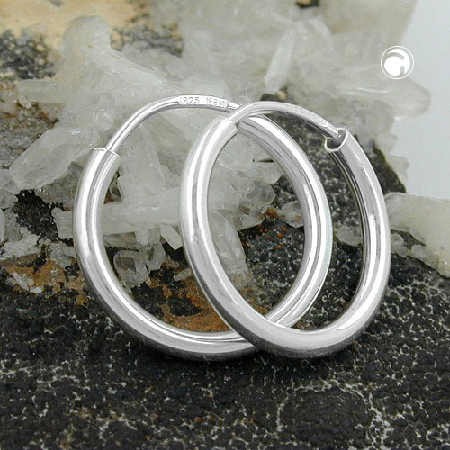Hoop earrings Silver 925