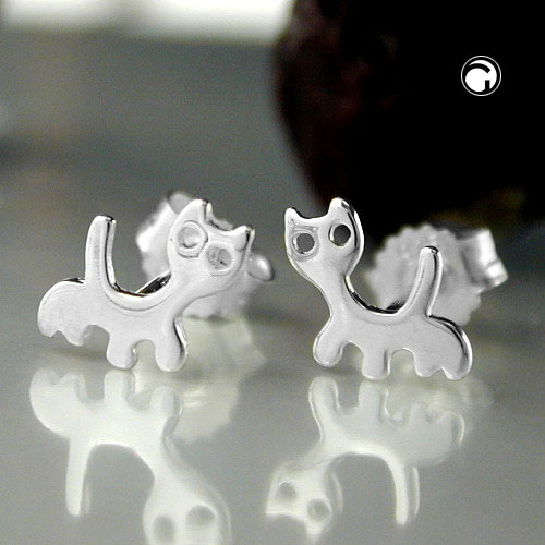 Studs theme animals Silver 925