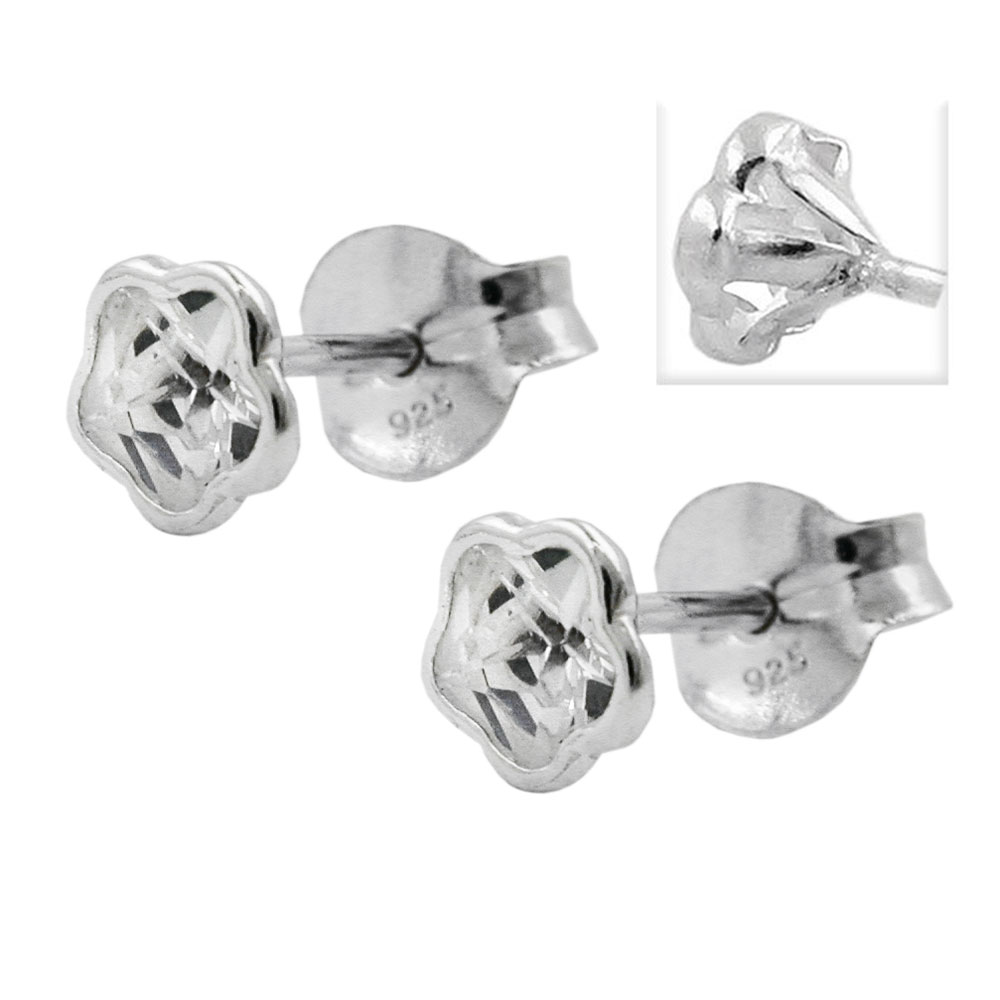 Studs zirconia Silver 925