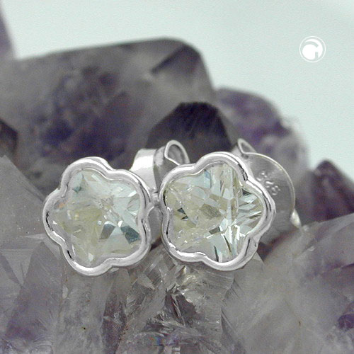 Studs zirconia Silver 925