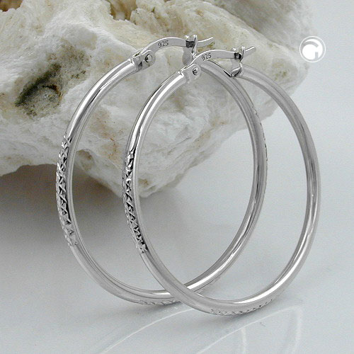 Hoop earrings Silver 925