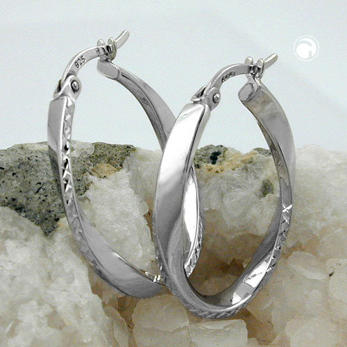 Hoop earrings Silver 925