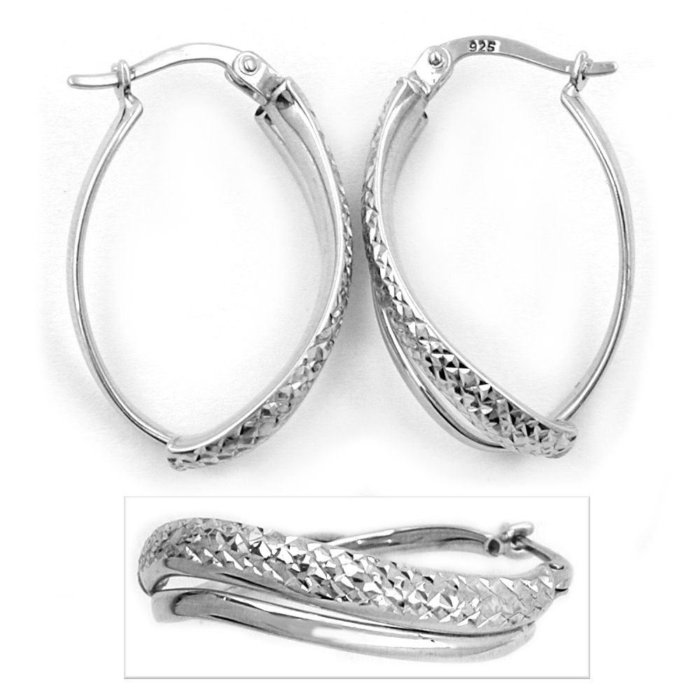 Hoop earrings Silver 925