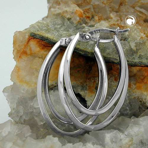 Hoop earrings Silver 925