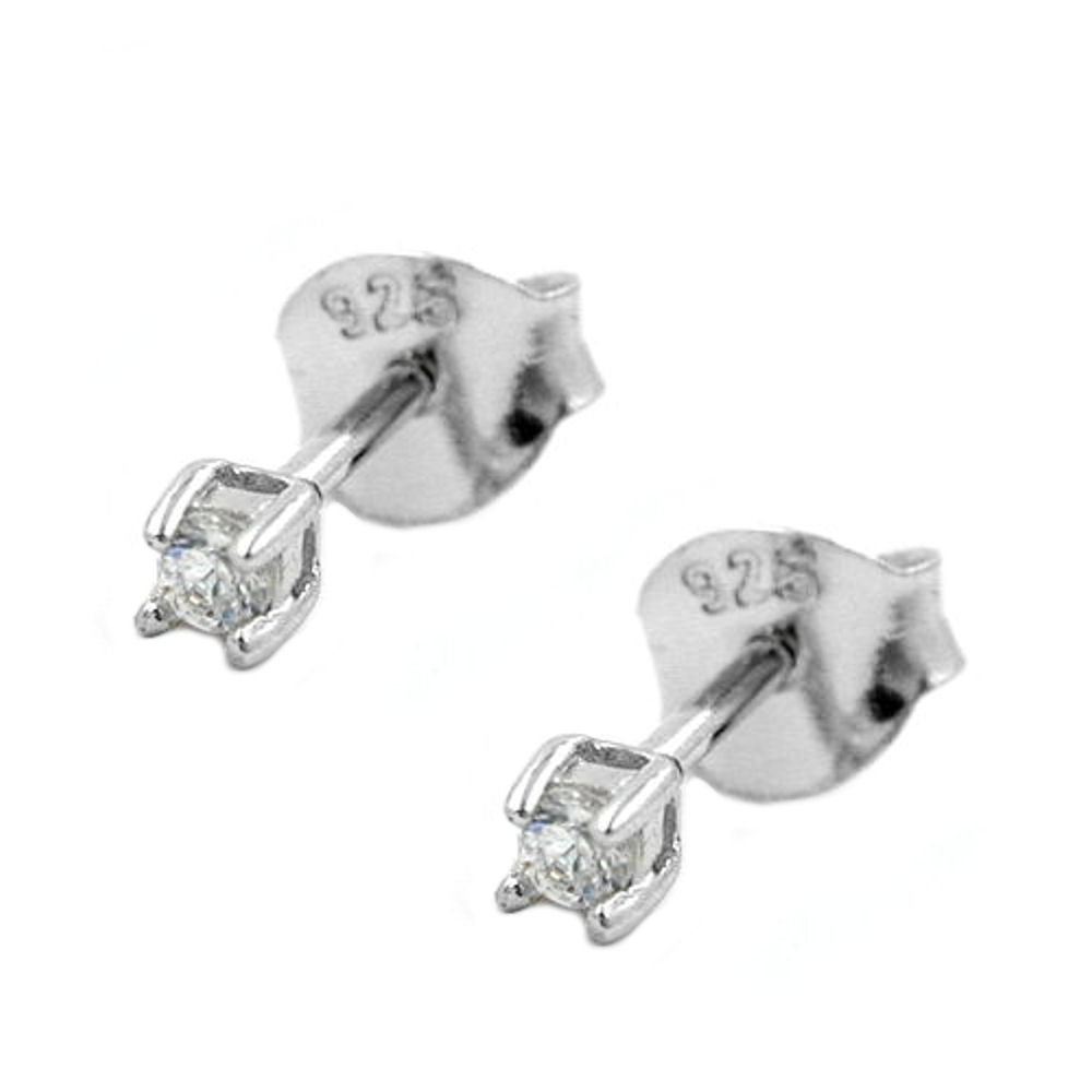 Studs zirconia Silver 925