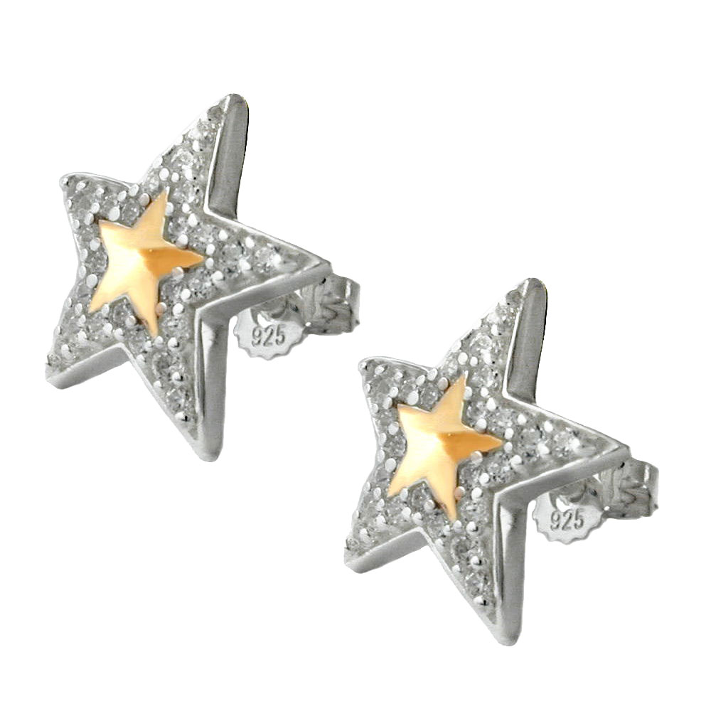 Studs zirconia Silver 925