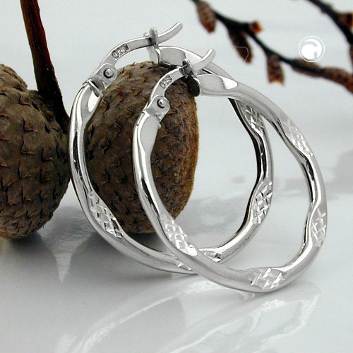 Hoop earrings Silver 925