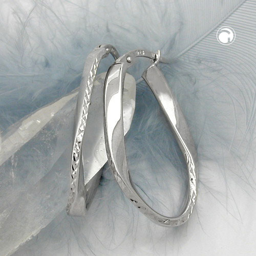 Hoop earrings Silver 925