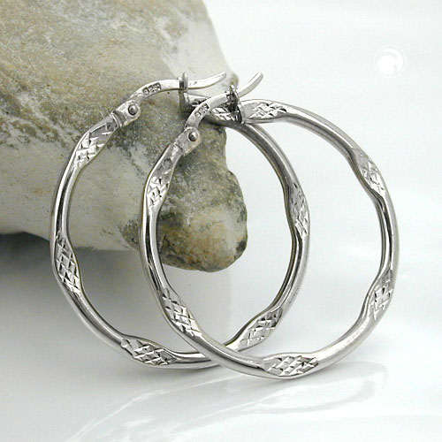 Hoop earrings Silver 925