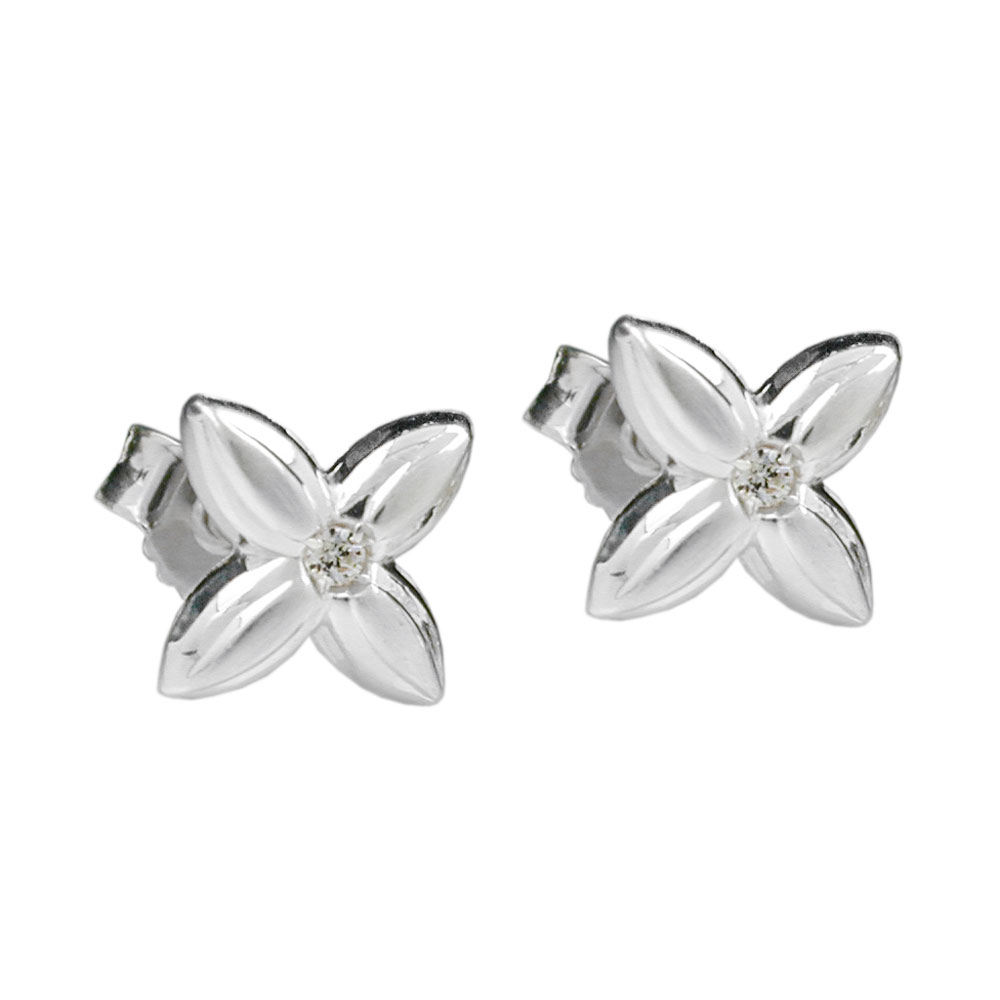 Studs zirconia Silver 925