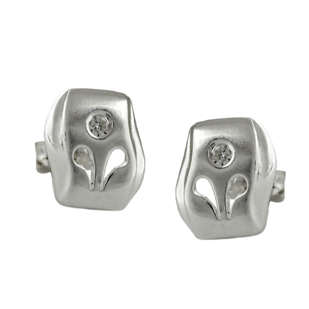 Studs zirconia Silver 925