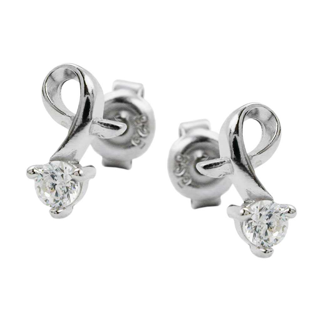 Studs zirconia Silver 925