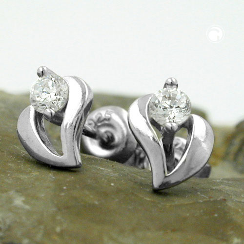 Studs zirconia Silver 925