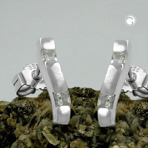Studs zirconia Silver 925