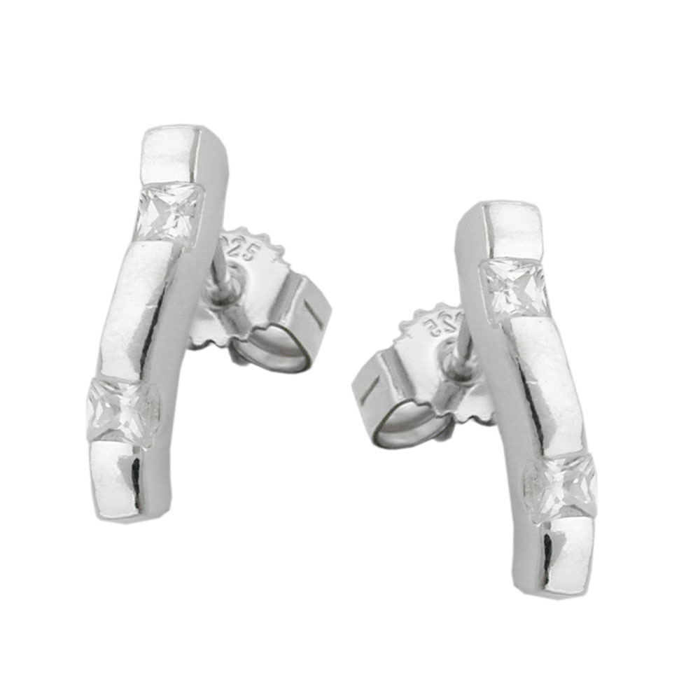 Studs zirconia Silver 925