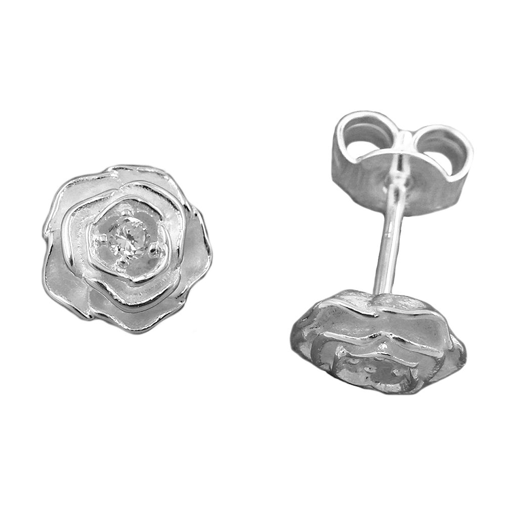Studs zirconia Silver 925