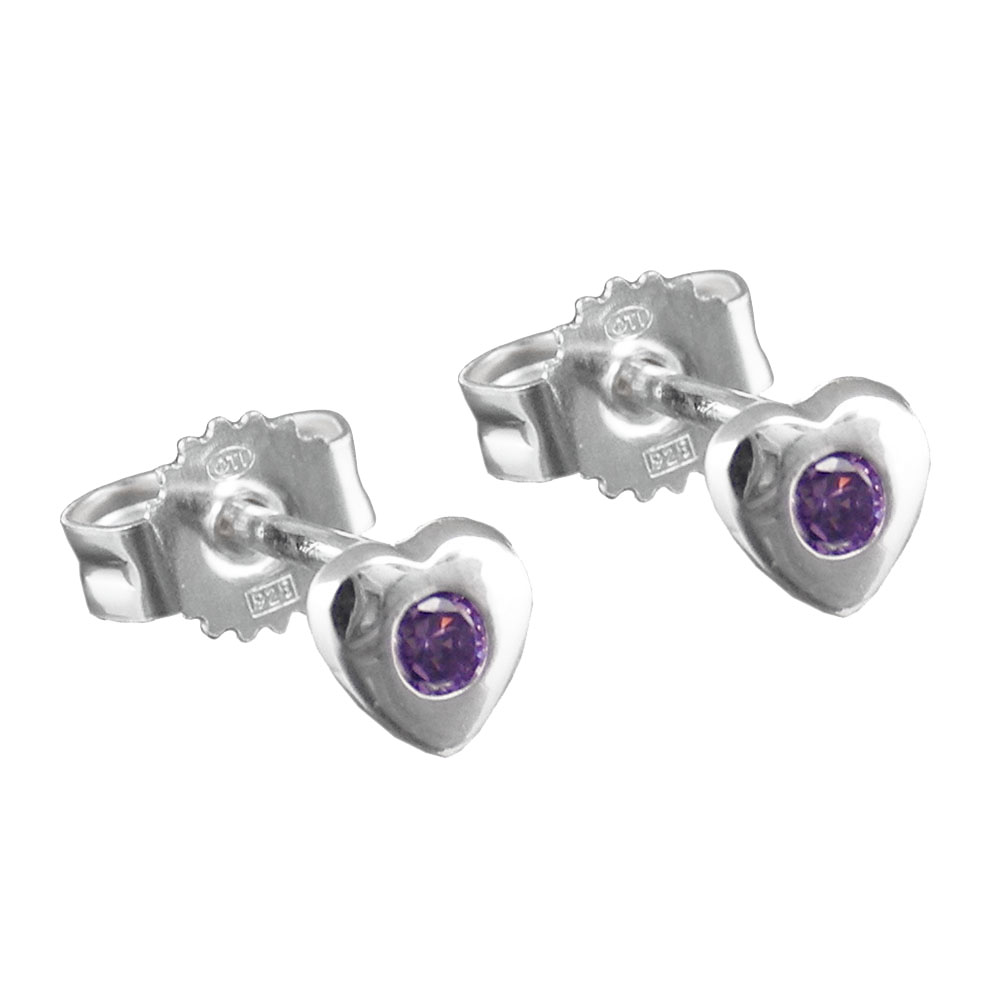 Studs zirconia Silver 925