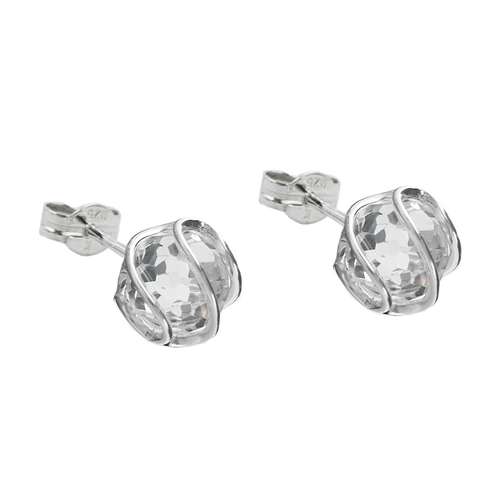 Studs zirconia Silver 925