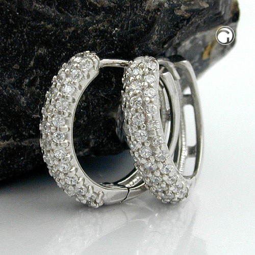 Hoop earrings Silver 925