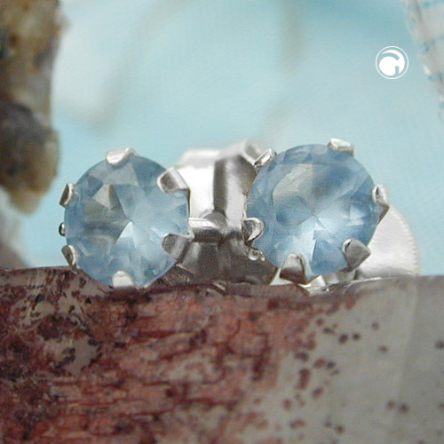 Studs zirconia Silver 925