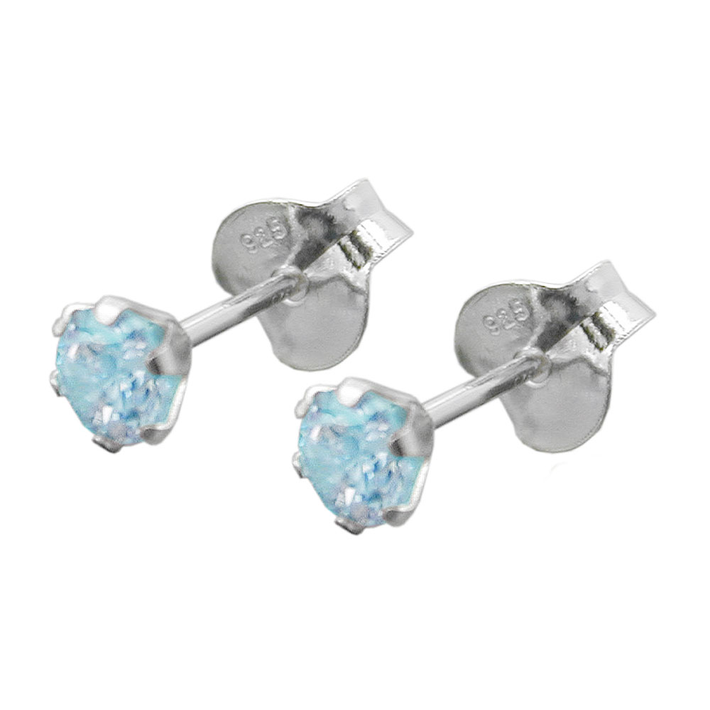 Studs zirconia Silver 925