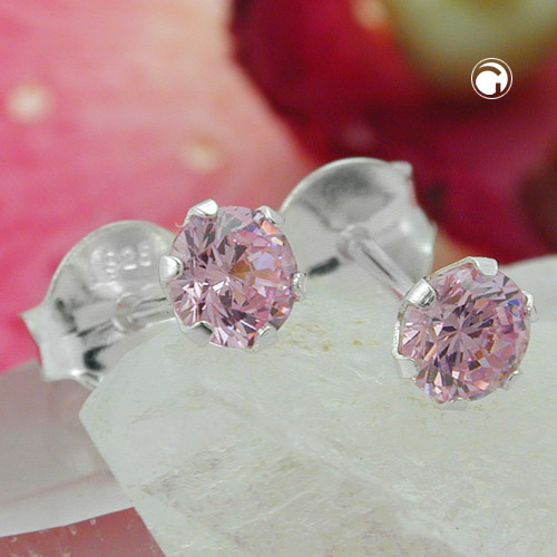 Studs zirconia Silver 925