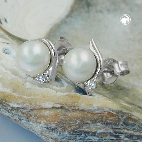 Studs Beads & Pearls Silver 925