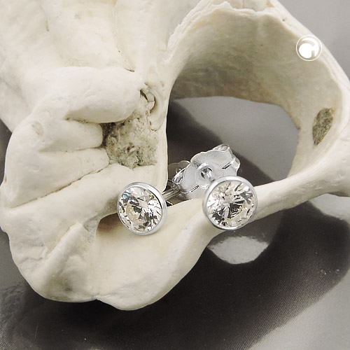 Studs zirconia Silver 925