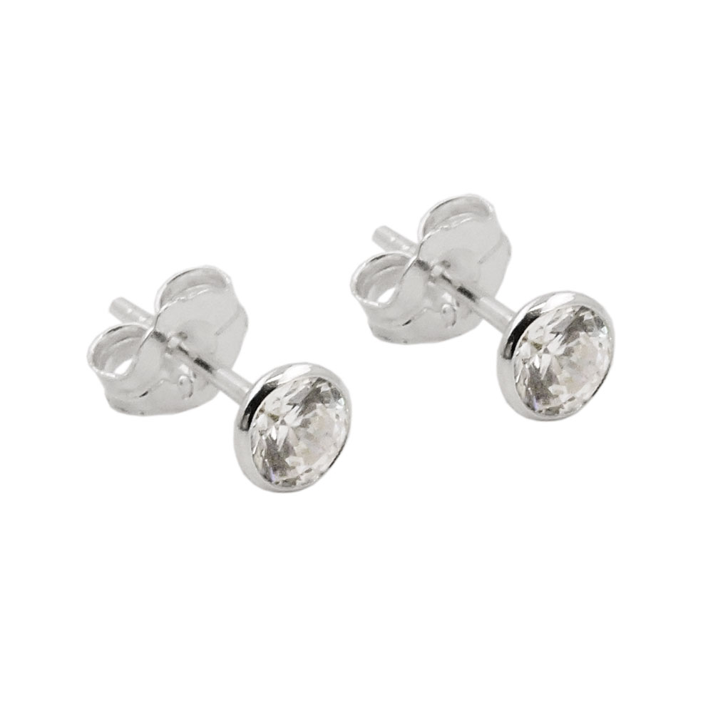 Studs zirconia Silver 925