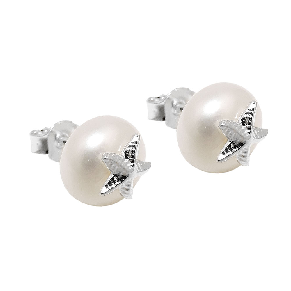 Studs Beads & Pearls Silver 925