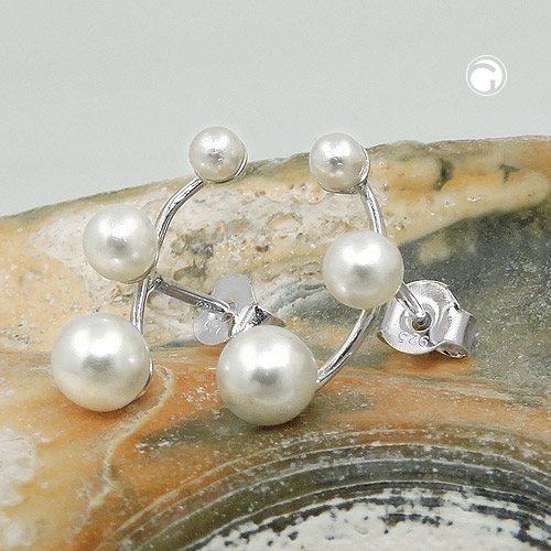 Studs Beads & Pearls Silver 925
