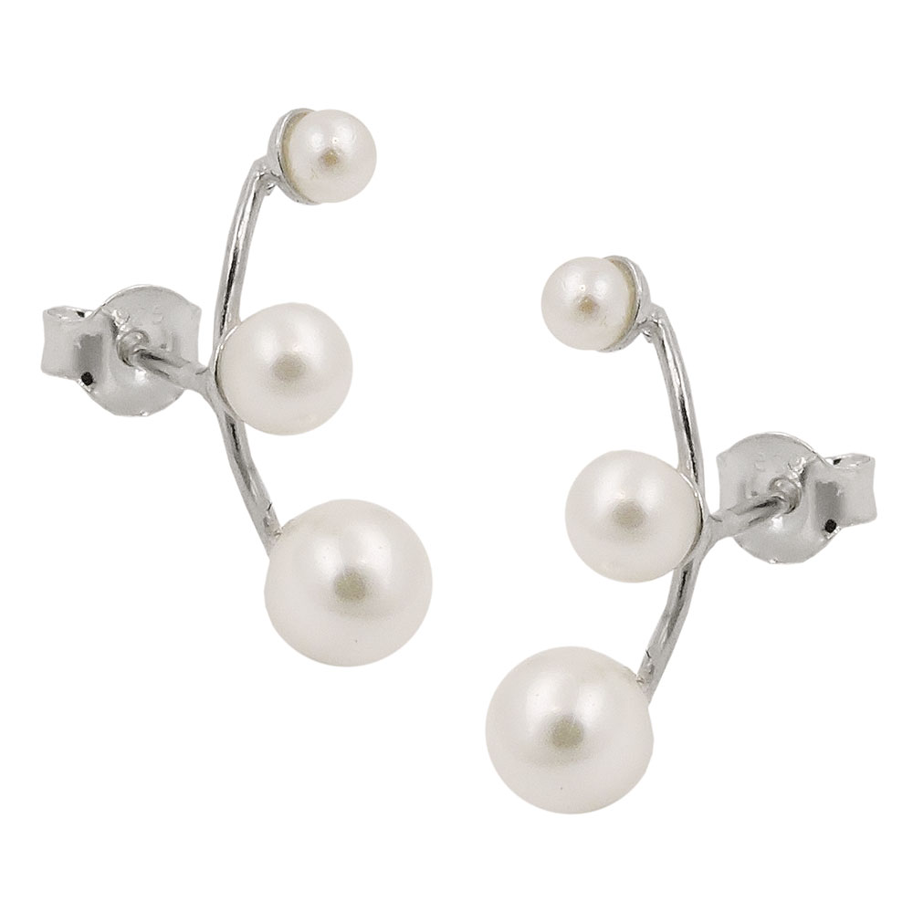 Studs Beads & Pearls Silver 925