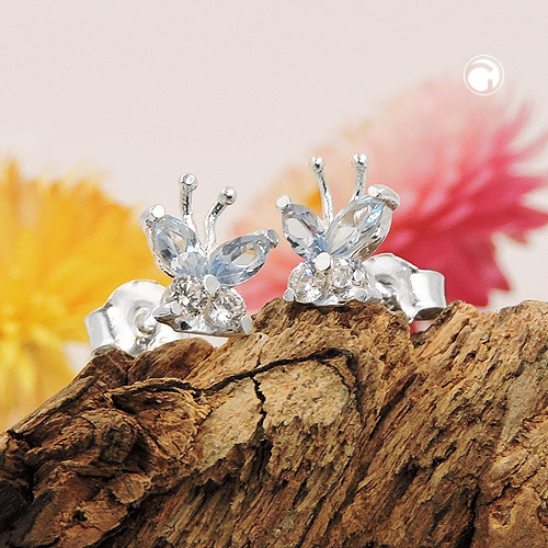 Studs zirconia Silver 925