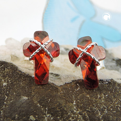 Studs zirconia Silver 925