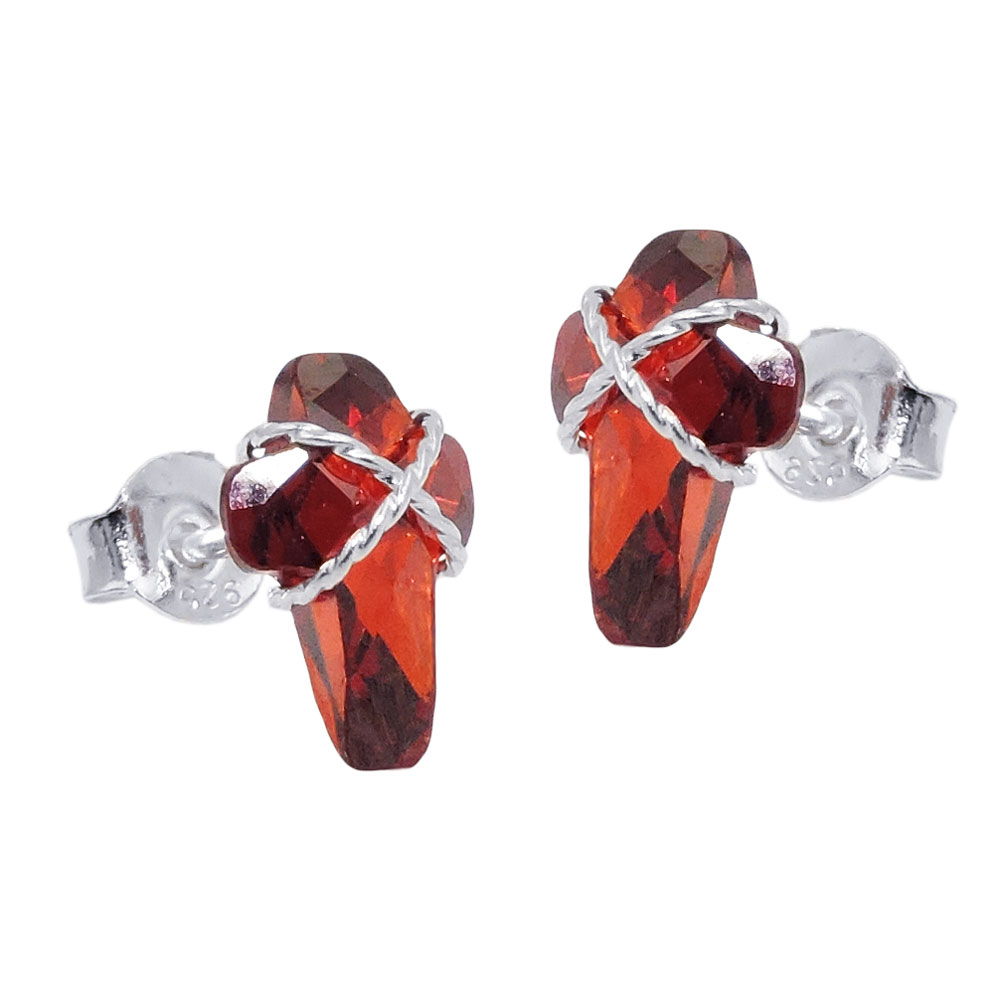 Studs zirconia Silver 925